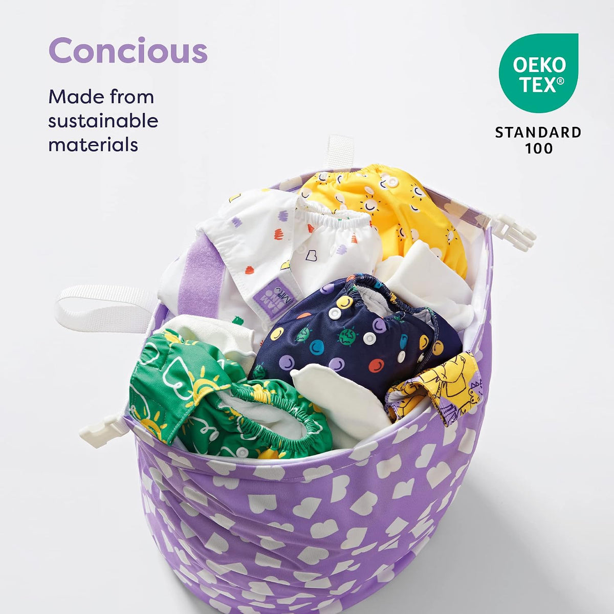 BAMBINO MIO nagyméretű nedvespelenka-tartó táska, Wetbag