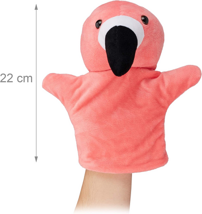 RELAXDAYS plüss bábok szerepjátékhoz, 8 karakter