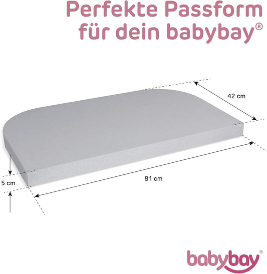 BABYBAY gumis lepedő Original kiságyhoz, 81 x 42 cm