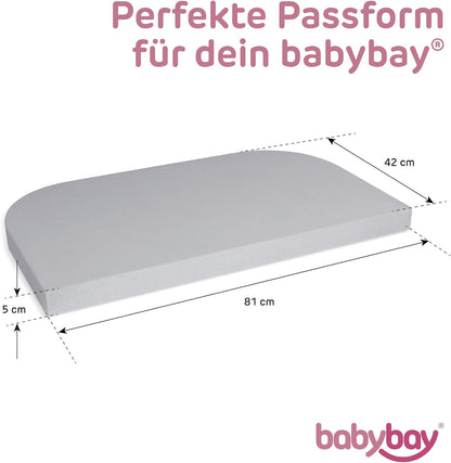 BABYBAY gumis lepedő Original kiságyhoz, 81 x 42 cm
