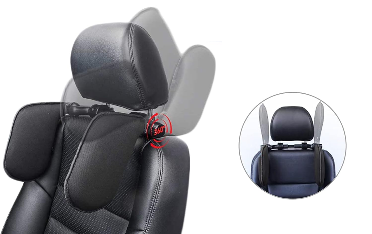 WORTH PLANET Car Sleeping Headrest zagłówek samochodowy 7 - 18 cm 360 °