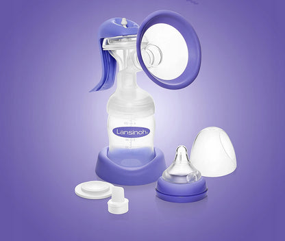 LANSINOH pompă de sân manuală compactă 2 faze