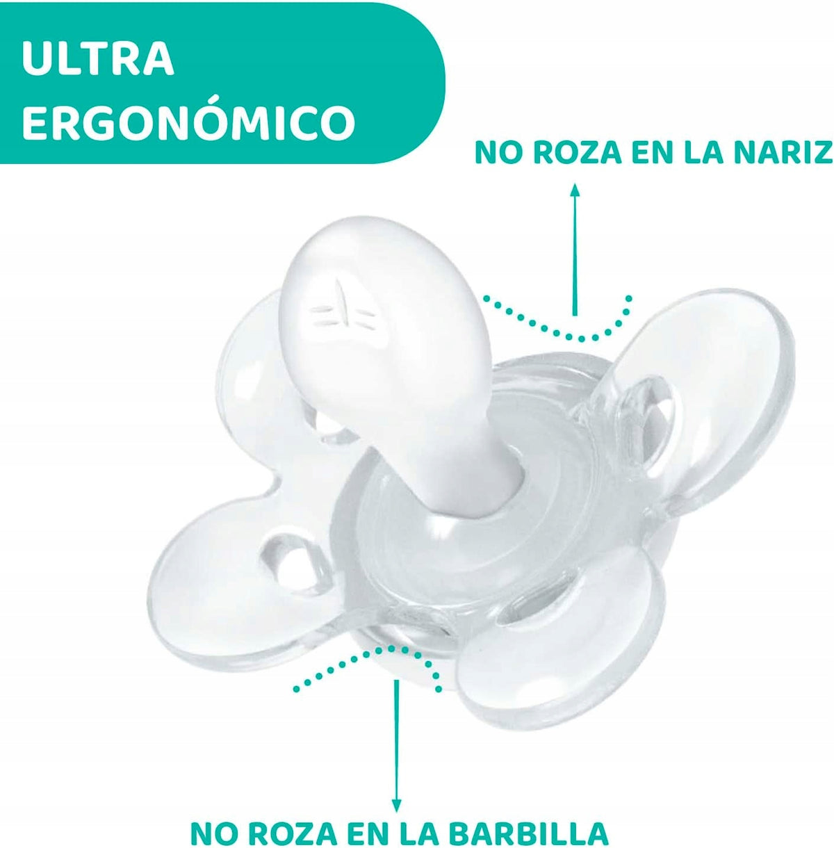 CHICCO PhysioForma COMFORT cumi, 2 db, 0–6 hónap LATEX