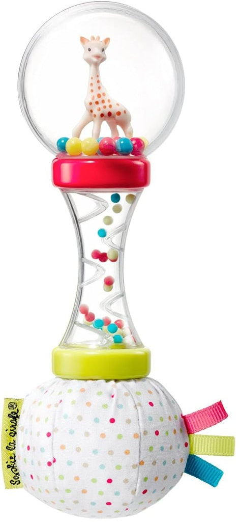 SOPHIE LA GIRAFE Maracas mit Rassel und Knisterpapier 17 cm