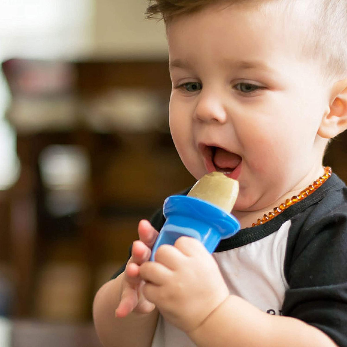NUBY moule à glace en forme de tétine 2 pièces + plateau de congélation