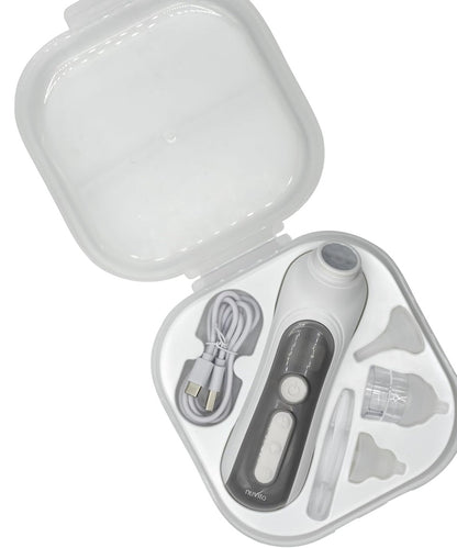 NUVITA aspirador nasal con luz y música + 3 puntas, funda y pinzas