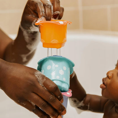 NUBY set de 5 recipientes para el baño juguetes