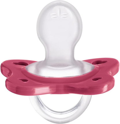 CHICCO Physioforma DUAL SOFT soothing silicone pacifiers x2