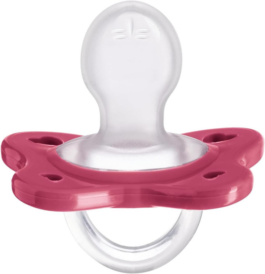 CHICCO Physioforma DUAL SOFT soothing silicone pacifiers x2