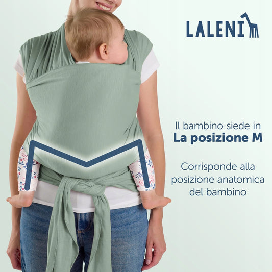 LALENI fascia elastica per portare il bambino fino a 15kg