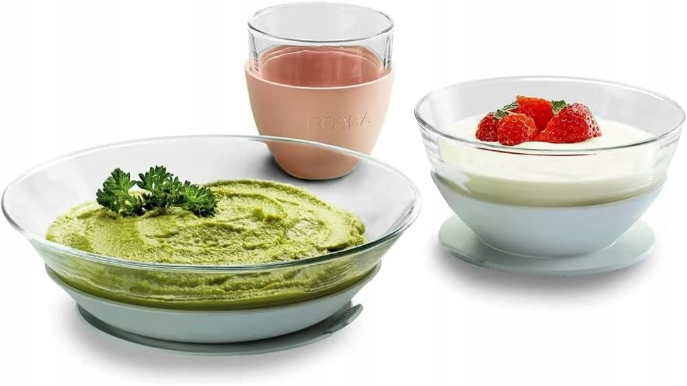 BEABA set di stoviglie in silicone con ventosa DURALEX