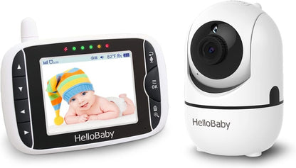 HELLO BABY HB65 távirányítós elektronikus bébiőr 3,2" TFT LCD