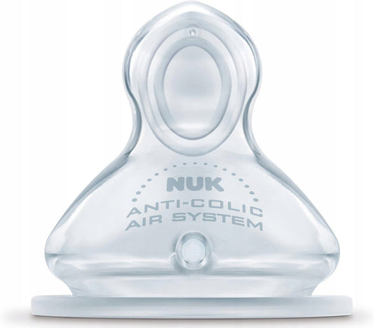 NUK First Choice+ tetina anticólicos para biberón talla M 6-18 meses x2