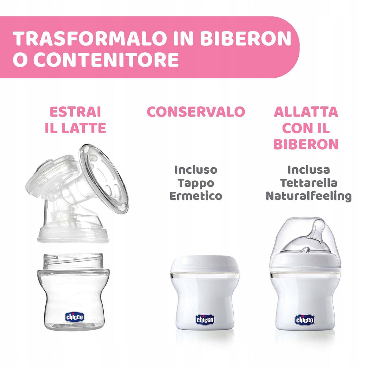 CHICCO NaturallyMe elektromos mellszívó
