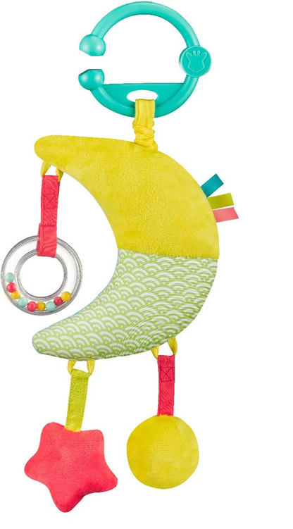SOPHIE LA GIRAFE moon stroller, crib, car seat hanger