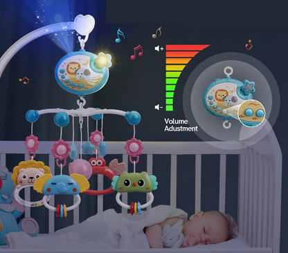MINI TUDOU mobile avec projecteur et 150 berceuses + télécommande LANGUE ANGLAISE