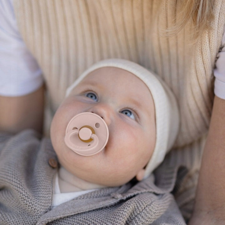 ΠΙΠΙΛΕΣ BIBS COLOUR GLOW 2 τμχ, από καουτσούκ, 6 μηνών+, ΦΩΣΦΟΡΙΖΟΥΝ