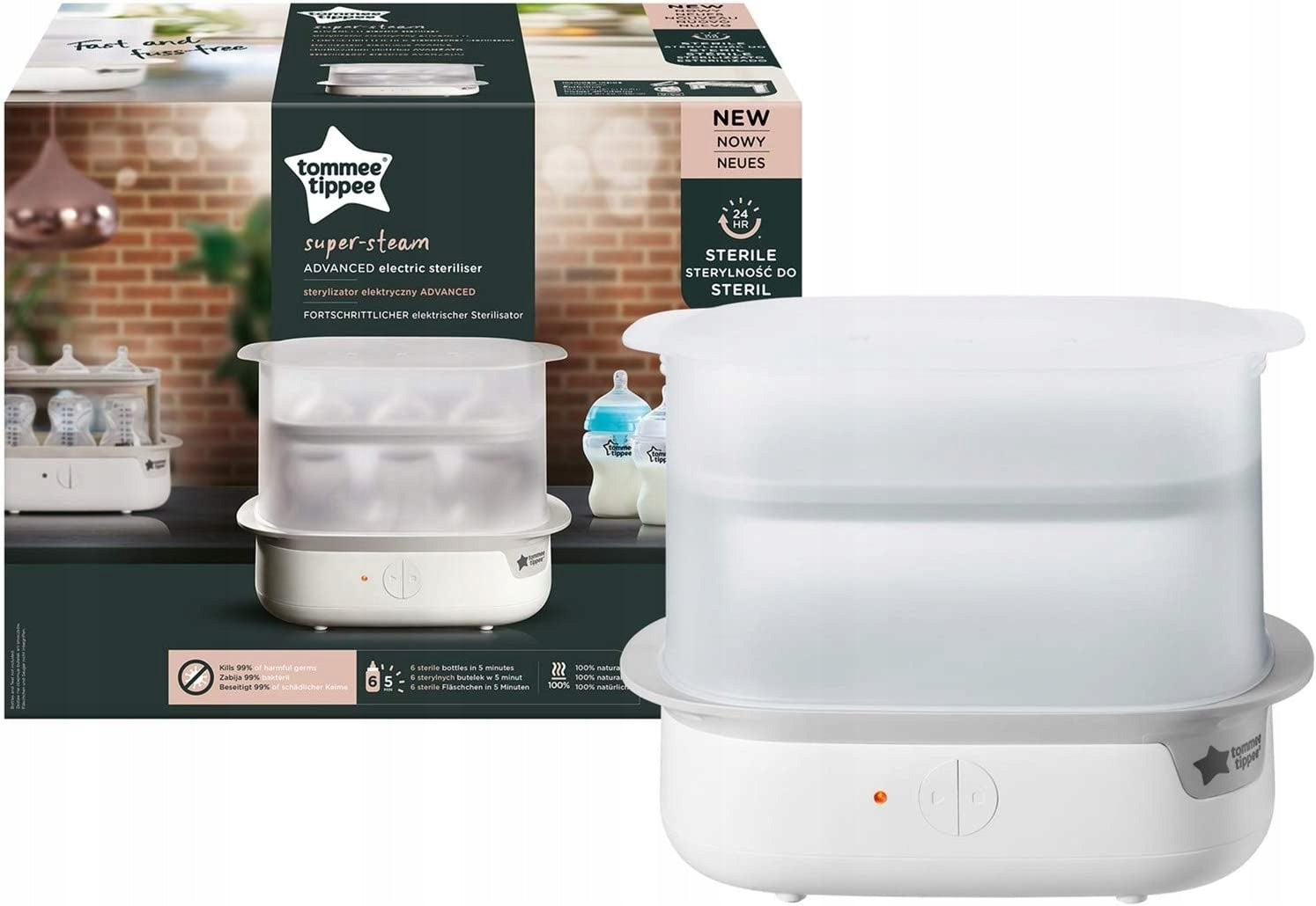 TOMMEE TIPPEE elektryczny sterylizator parowy