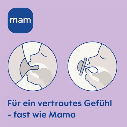 MAM Perfect Day & Night szilikon nyugtató cumi 0-6 hónapos korig, 4 db VILÁGÍTÓ