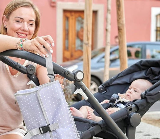 TENDSBABY pelenkázó MATA pelenkázó szervező KOCSIHOZ rögzíthető pánt