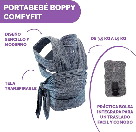 CHICCO Boppy ComfyFit ergonomikus hordozó 0+