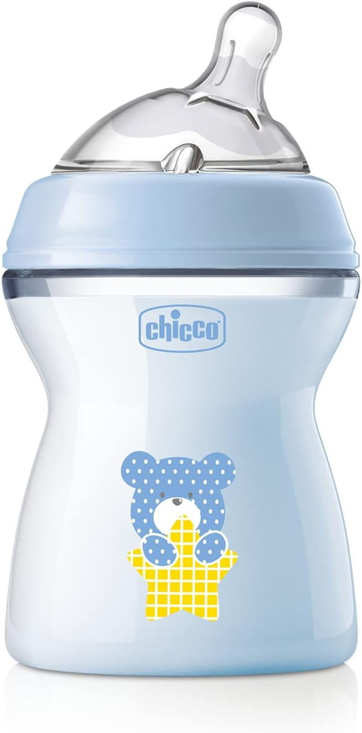 CHICCO NaturalFeeling Flasche 250 ml 3 m+ mittlerer Durchfluss