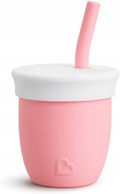MUNCHKIN C'est Silicone! kubek ze słomką 6msc+ 120ml