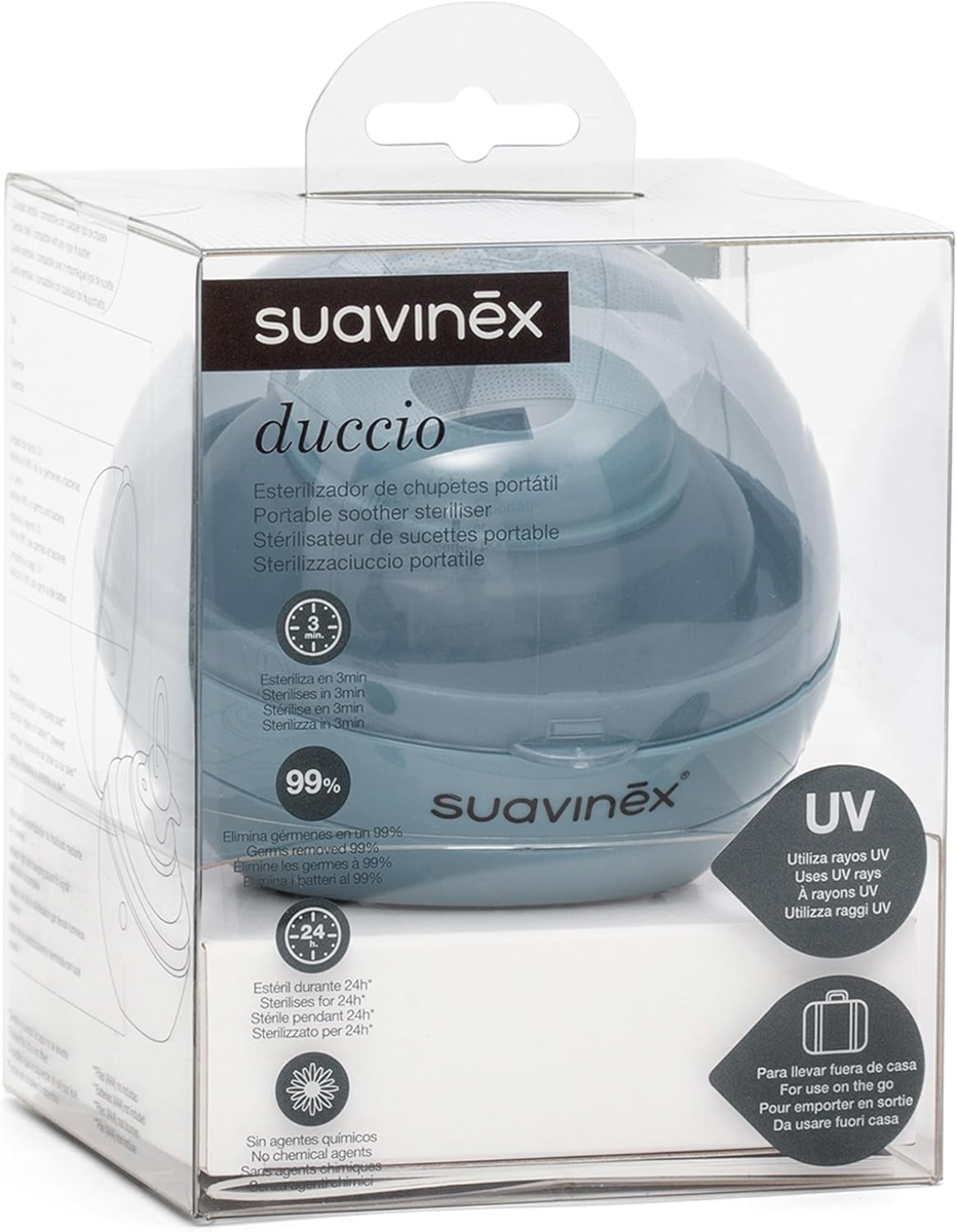SUAVINEX Duccio ΑΠΟΣΤΕΙΡΩΤΗΣ πιπίλας UV 9 εκ.