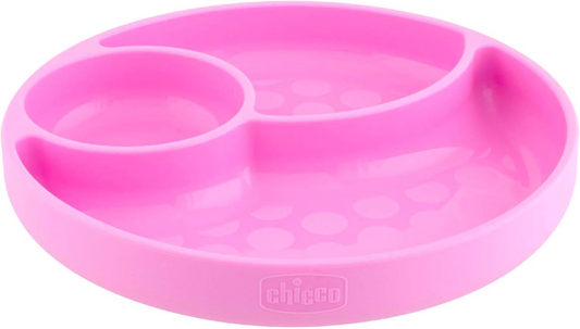 CHICCO Easy Menu silikonový dělený talíř s přísavkou 12 m+