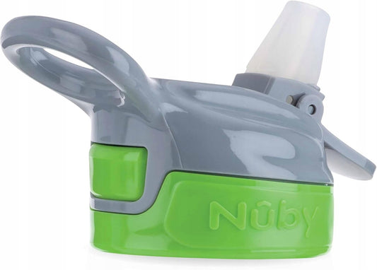 NUBY Flip-it Cup cană Tritan anti-vărsare cu pai și muștiuc, 3 luni+, 360 ml