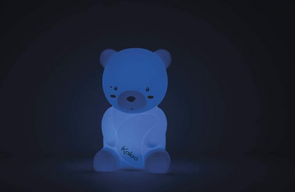 KALOO szilikon LED éjjeli lámpa 3 színben 18 cm MACI