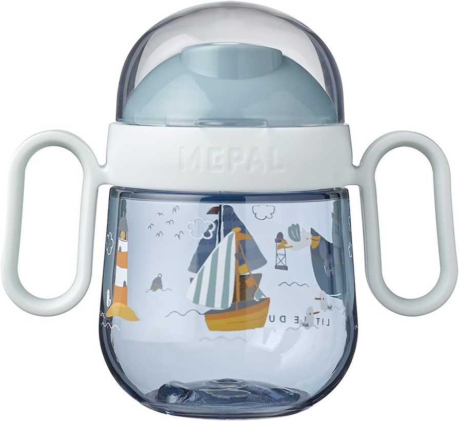 MEPAL Sippy Cup tazza antigoccia beccuccio doppio lato 200 ml 6 m+