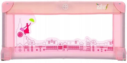 ASALVO Londonbed railcolour pinkwidth 43 cm, length 90 cmmaterials alloy steel, fabricfree of harmful