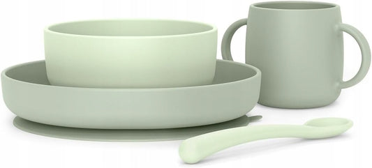 SUAVINEX Selection set di stoviglie in silicone 4 pezzi 4m+