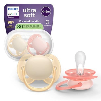 Philips Avent Ultra Soft cumik 0-6 hó x2
