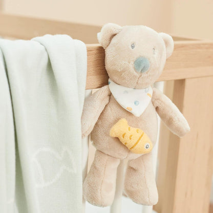 NATTOU Bear Julia cuddly toy with music box