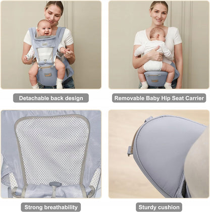GROWNSY ergonomic carrier with hip belt 6in1