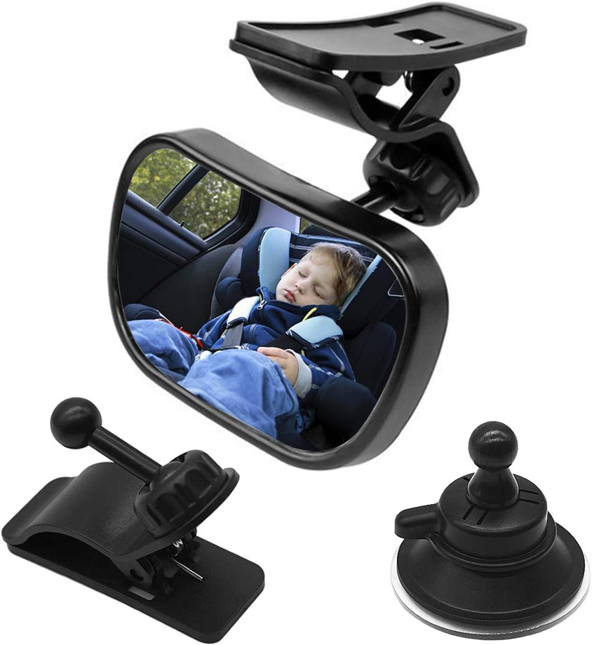 BABY VIEW MIRROR 2w1 specchio auto per osservare il bambino 5,5 x 8,8 cm