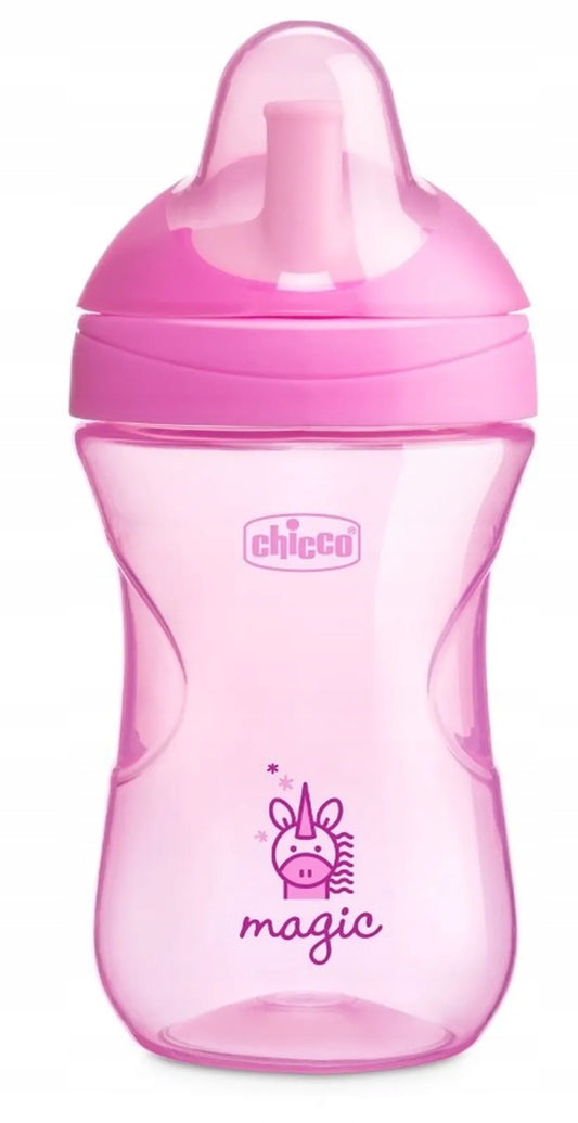 CHICCO Advanced Cup cseppmentes itatópohár szívószállal 266 ml 12 hónap+