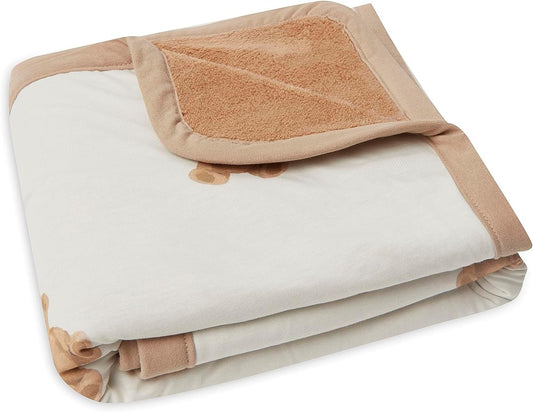 double-sided blanket with plush fur dimensions 75 cm x 100 cm