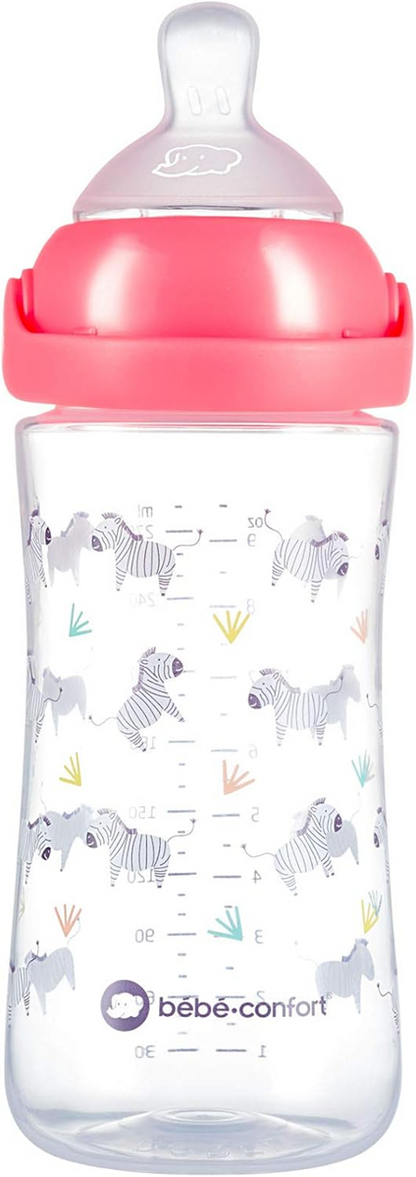 BEBE CONFORT Emotion Physio cumisüveg 270 ml 0–12 hónap cumi M