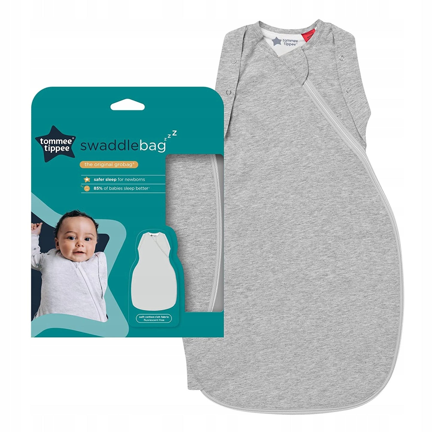 TOMMEE TIPPEE śpiworek 2,5TOG 3-6msc SWADDLEBAG