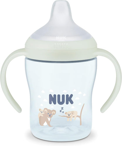 NUK Perfect Match csöpögésmentes pohár 150 ml 6 hó+ SÖTÉTBEN VILÁGÍT