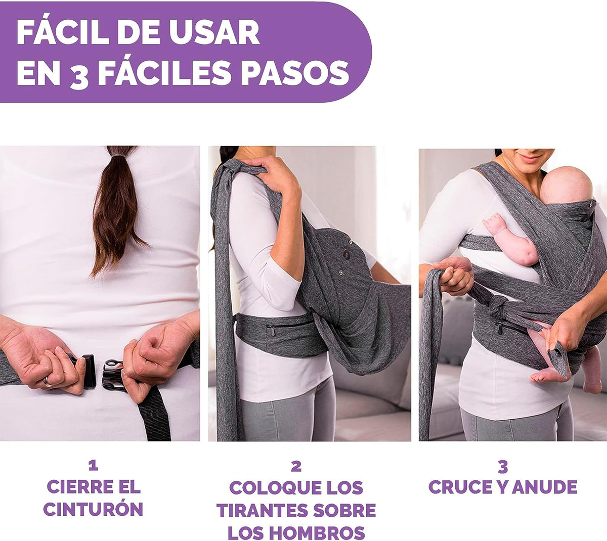 CHICCO Boppy ComfyFit Evolution porte-bébé ergonomique 0+