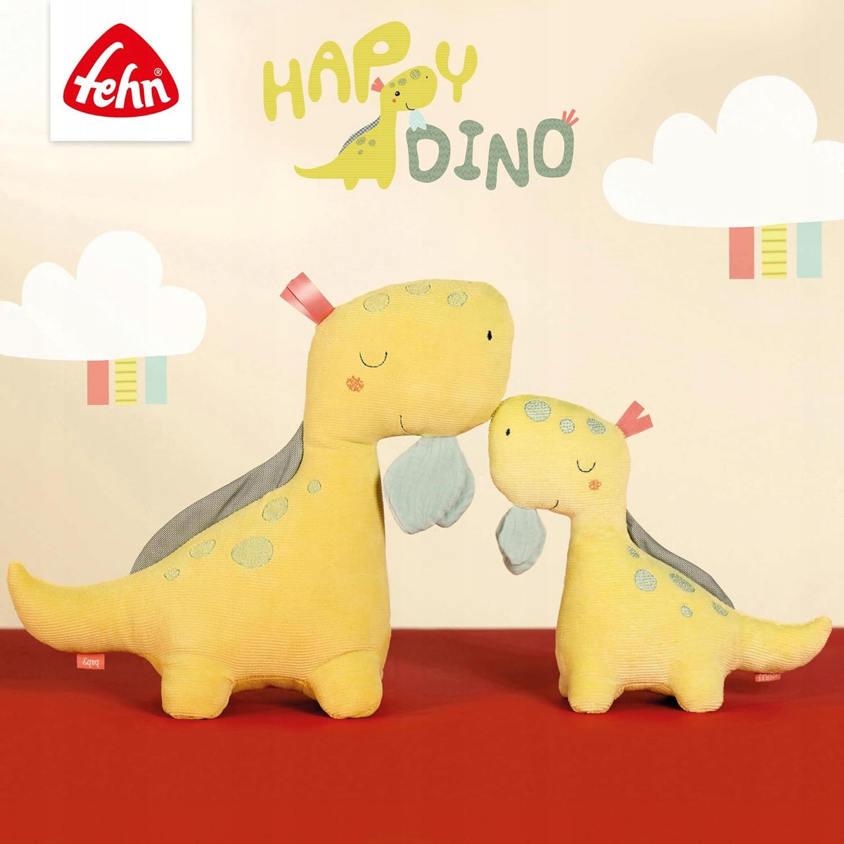 FEHN Happy Dino palla da gioco MOTRICITÀ 0+