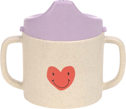 LASSIG Gobelet Sippy Happy Rascals Heart avec bec 150 ml 6 m+