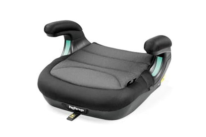 Peg Perego Viaggio Shuttle Crystal Black – ciemna podkładka samochodowa, widok z przodu pod kątem