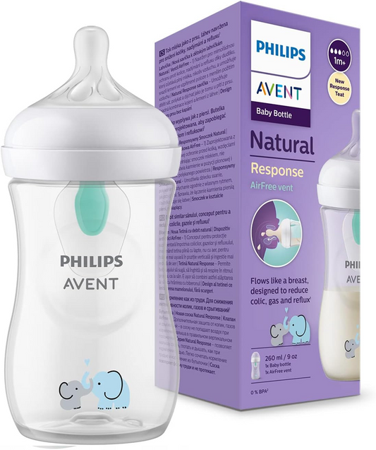 PHILIPS AVENT Natural RESPONSE μπιμπερό 260 ml 1μ+ AIR FREE VENT