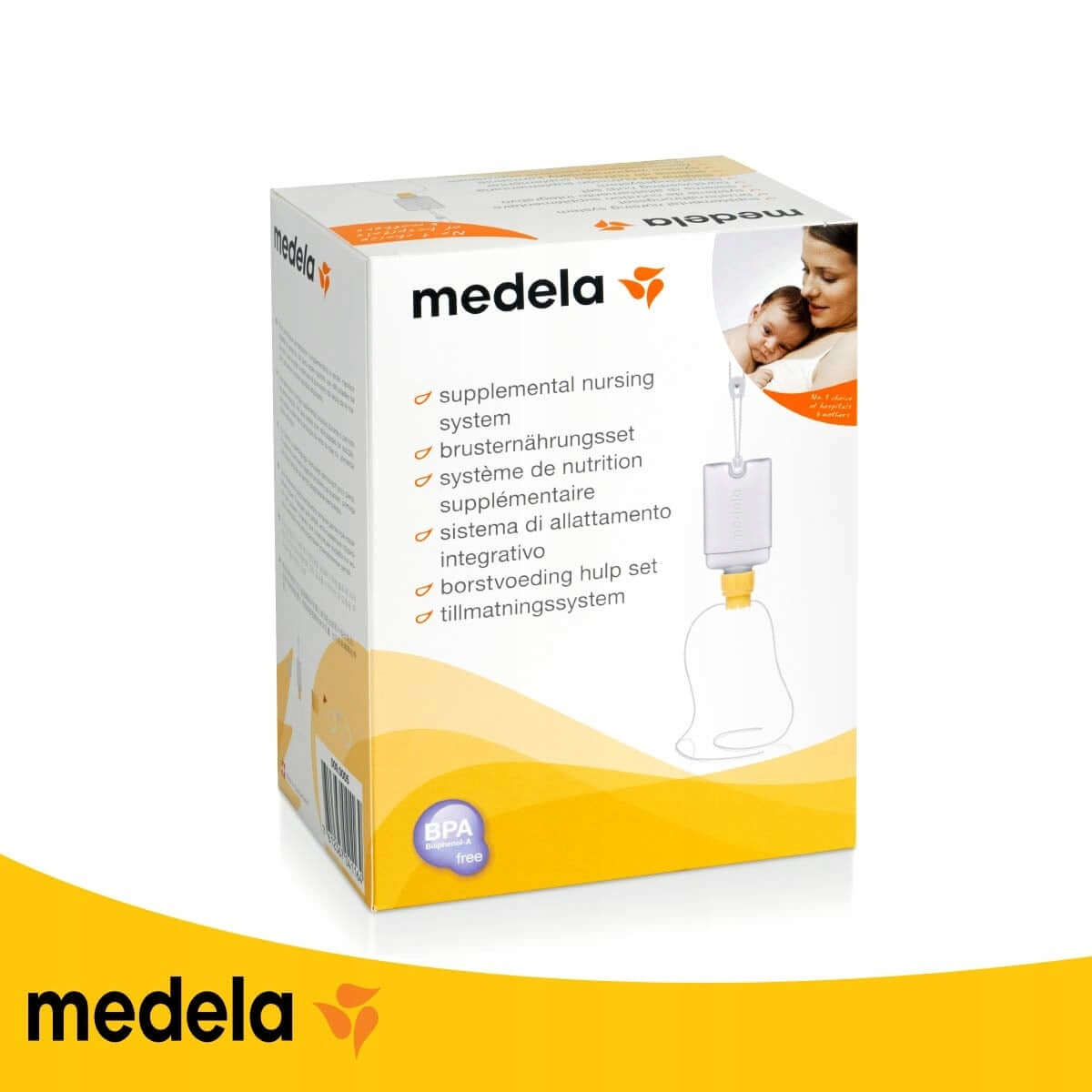 MEDELA system wspomagający karmienie piersią (SNS) - suplementalny system karmienia, BPA free