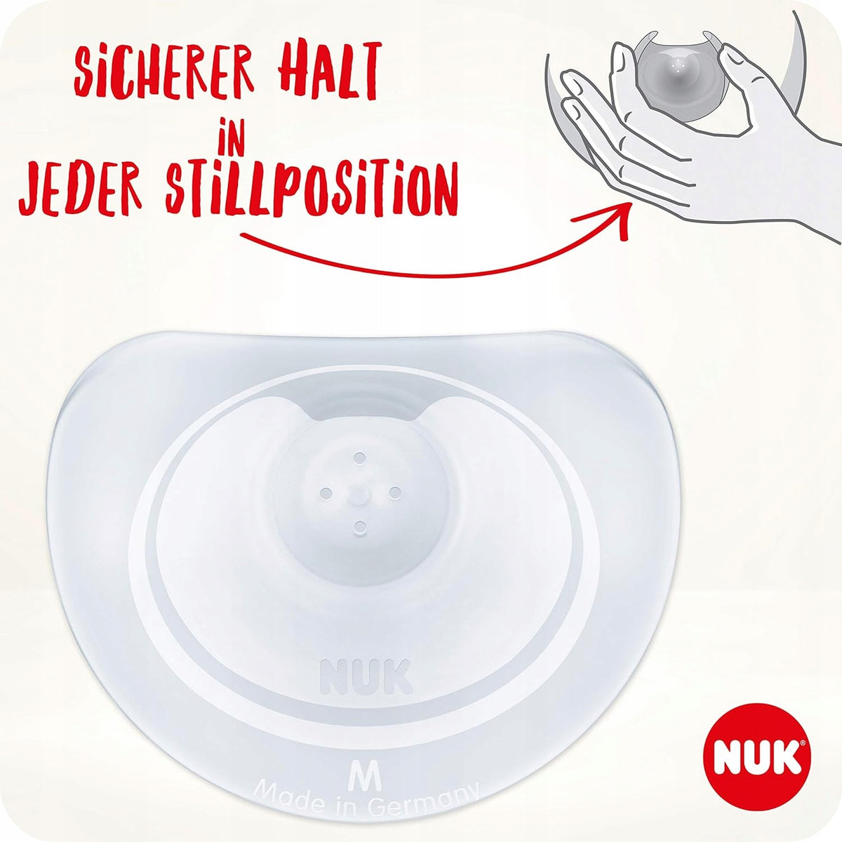 NUK mellbimbóvédő szoptatáshoz 20 mm M méret 2 db